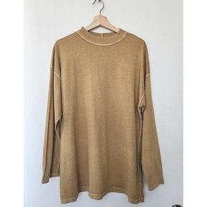 We the Free Womens  T-shirt size S Oversized Beige oversized surfer boho